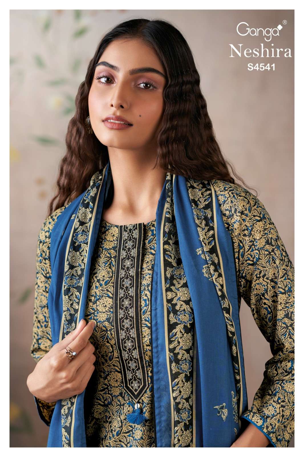 Ganga Fashion Neshira 4541 Cotton Printed Dress Material Wholesale Collection