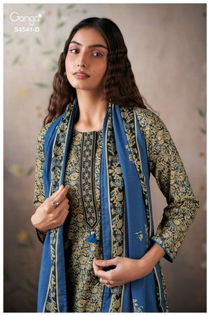 Ganga Fashion Neshira 4541 Cotton Printed Dress Material Wholesale Collection