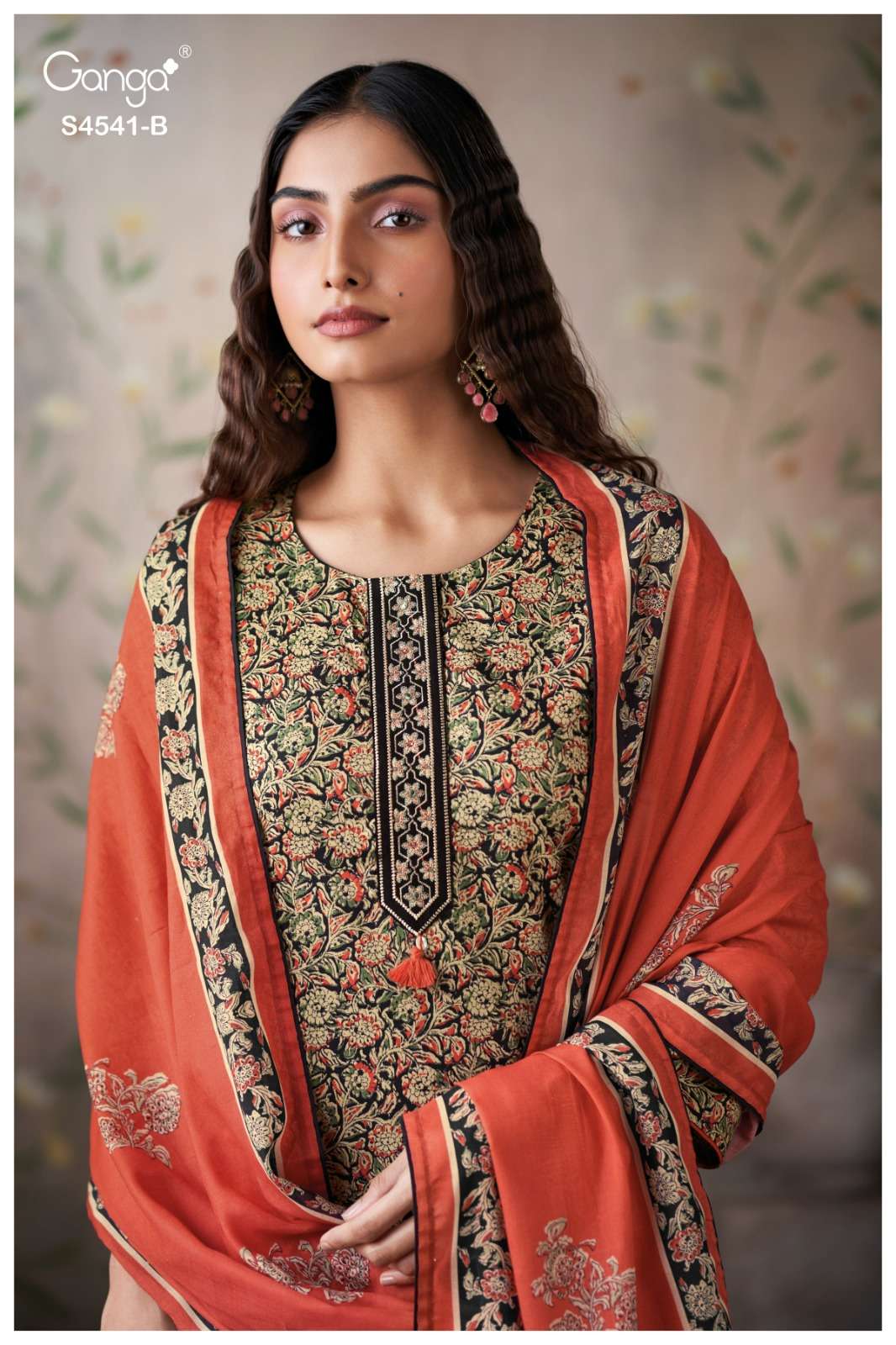 Ganga Fashion Neshira 4541 Cotton Printed Dress Material Wholesale Collection