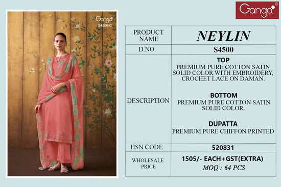 Ganga Fashion Neylin 4500