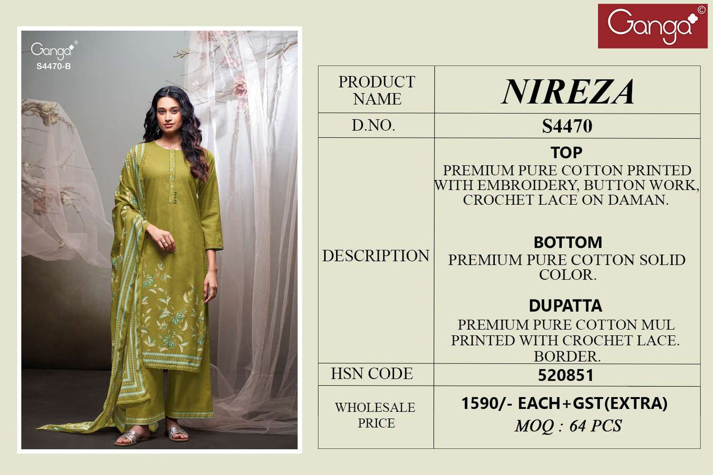 Ganga Fashion Nireza 4470