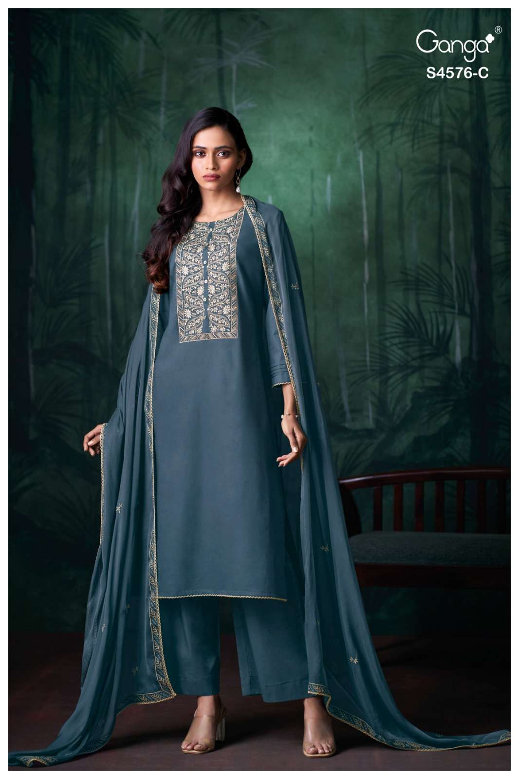 Ganga Fashion Nynara 4576 - Amrah Wholesale