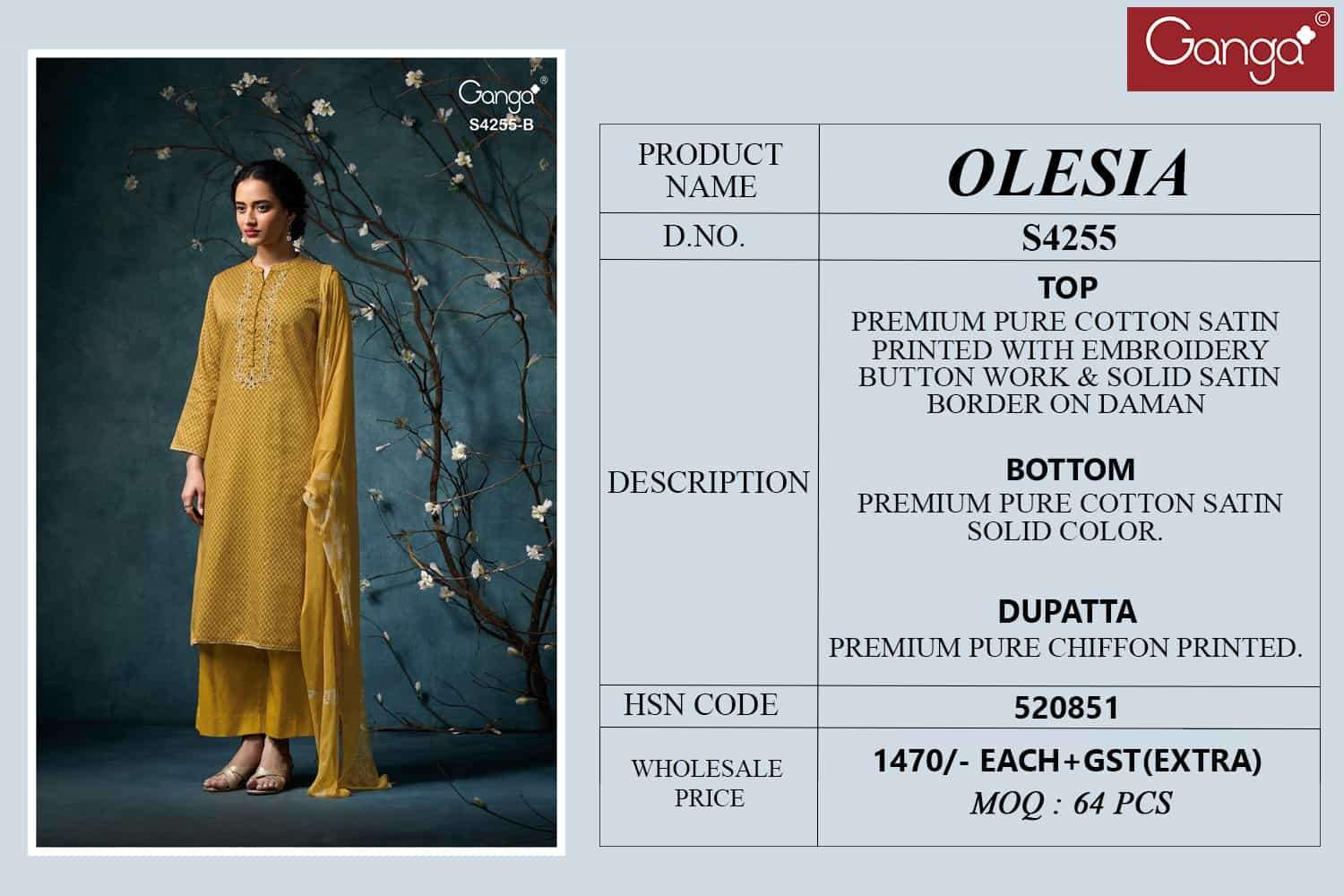 Ganga Fashion Olesia 4255
