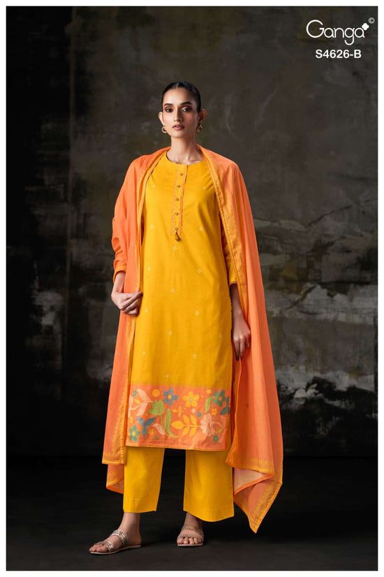 Ganga Fashion Onera 4626 Dress Material Wholesale Catalogue - Amrah Wholesale