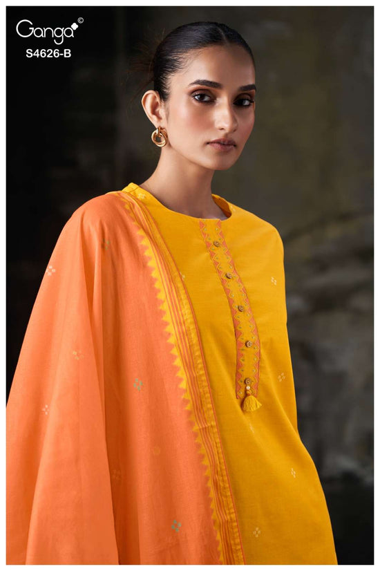 Ganga Fashion Onera 4626 Dress Material Wholesale Catalogue - Amrah Wholesale