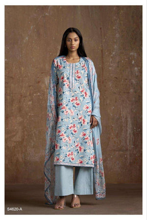 Ganga Fashion Oorja 4620 Dress Material Wholesale Catalogue - Amrah Wholesale