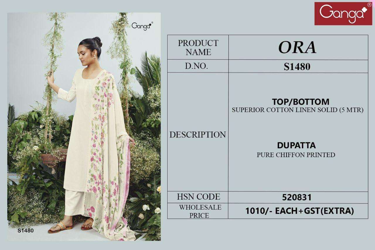 Ganga Fashion Ora 1480 - Amrah Wholesale