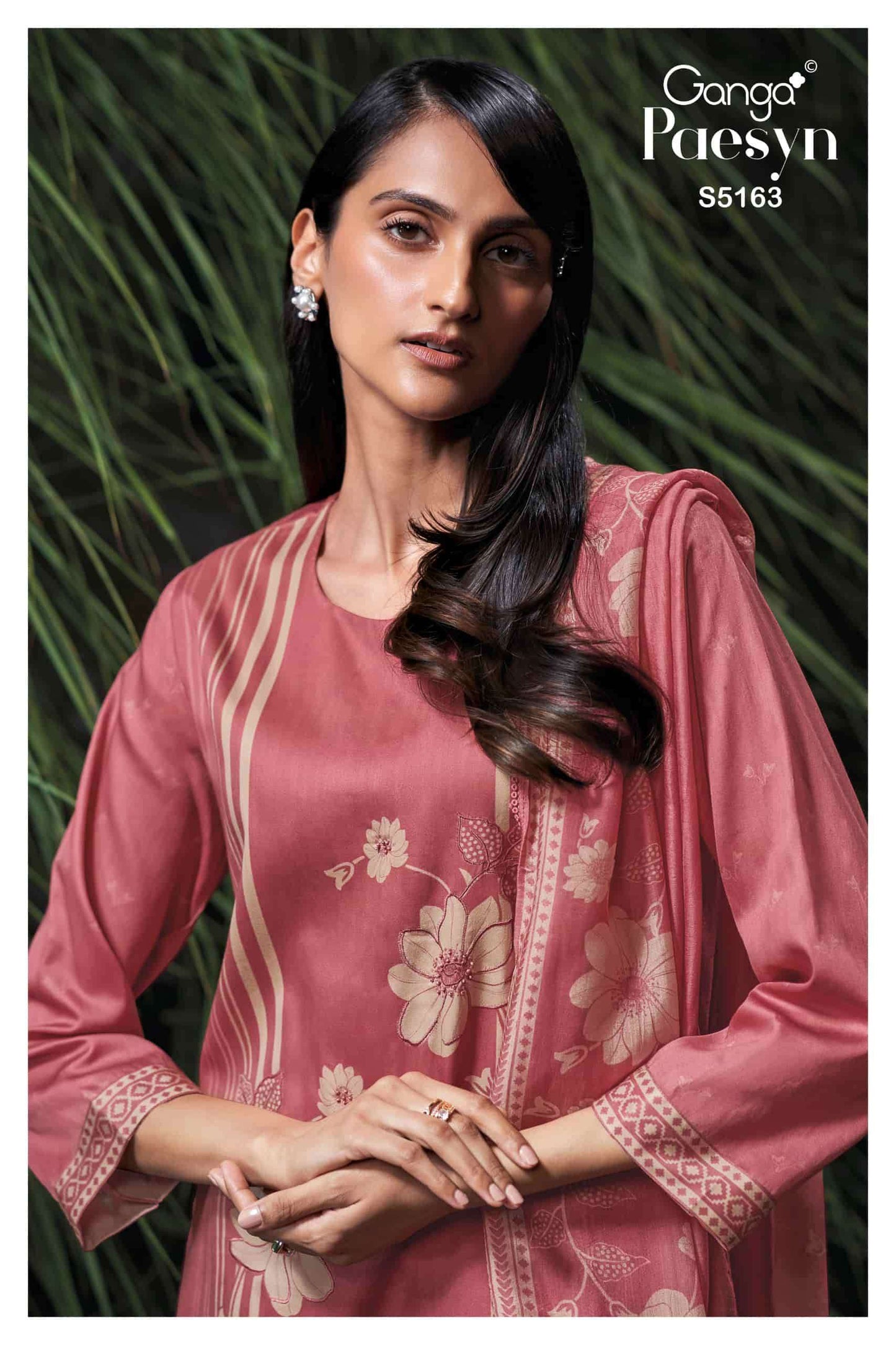 Ganga Fashion Paesyn 5163 Premium Cotton Satin Dress Material