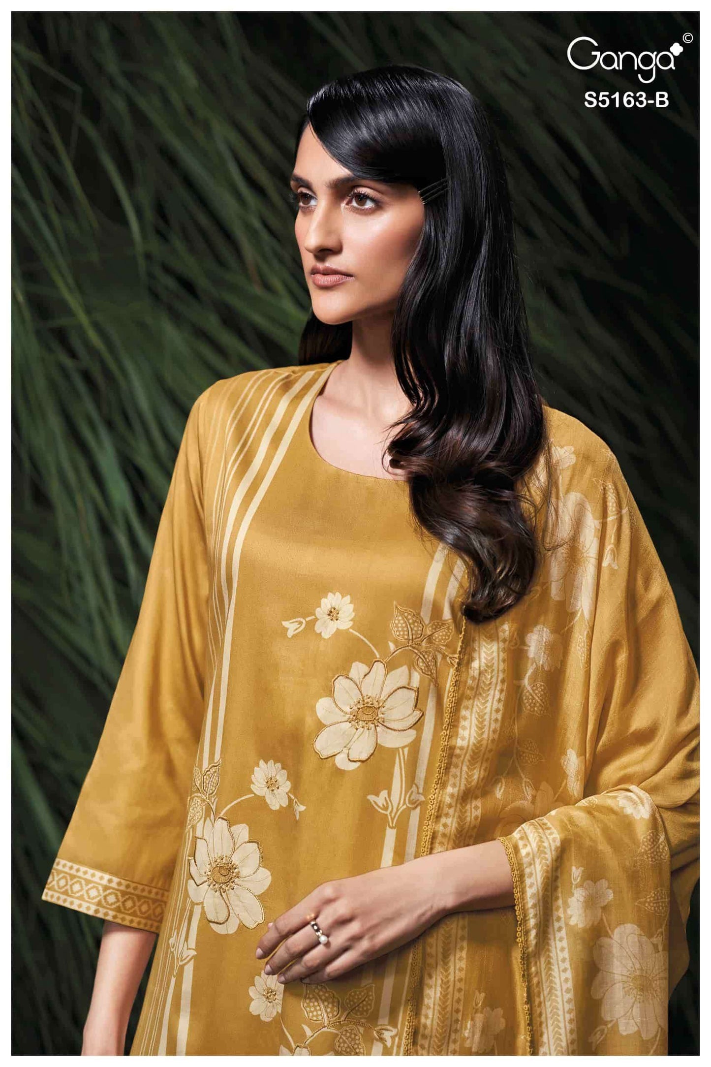 Ganga Fashion Paesyn 5163 Premium Cotton Satin Dress Material
