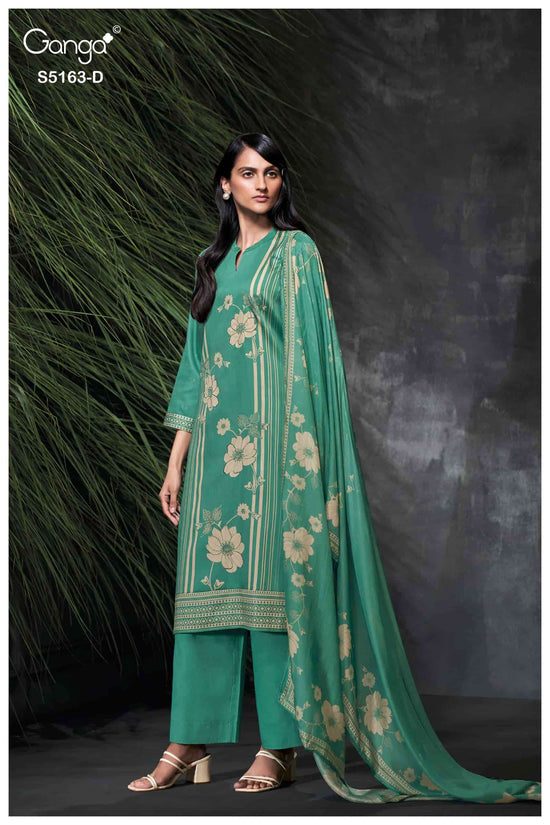 Ganga Fashion Paesyn 5163 Premium Cotton Satin Dress Material
