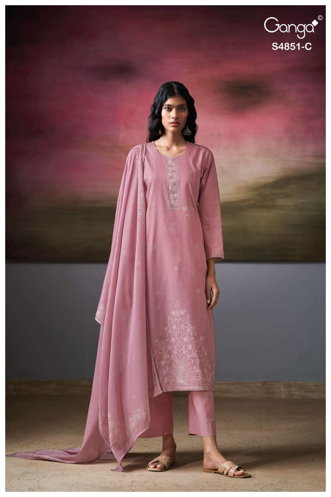 Ganga Fashion Pelyra 4851 Premium Cotton Dress Material