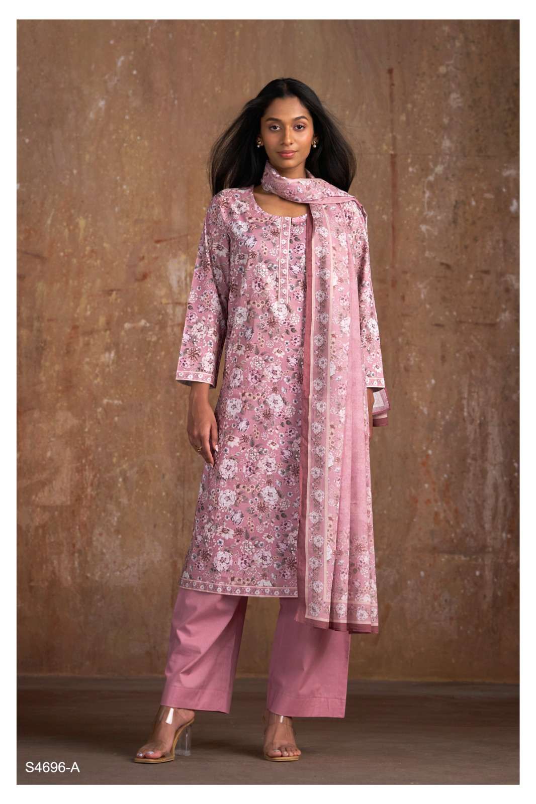 Ganga Fashion Qiana 4696 Cotton Dress Material Wholesale Surat - Amrah Wholesale