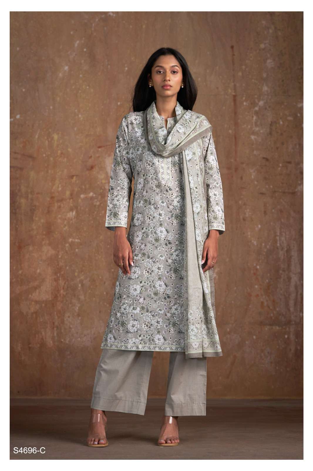 Ganga Fashion Qiana 4696 Cotton Dress Material Wholesale Surat - Amrah Wholesale