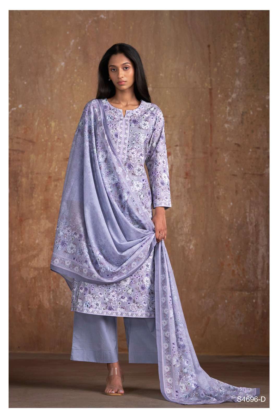Ganga Fashion Qiana 4696 Cotton Dress Material Wholesale Surat - Amrah Wholesale