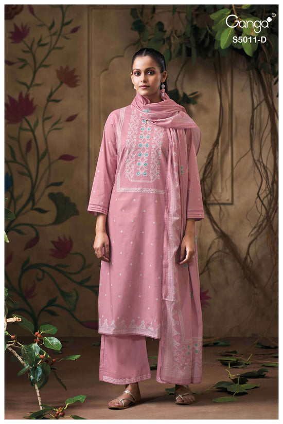 Ganga Fashion Rakul 5011 Premium Cotton Dress Material