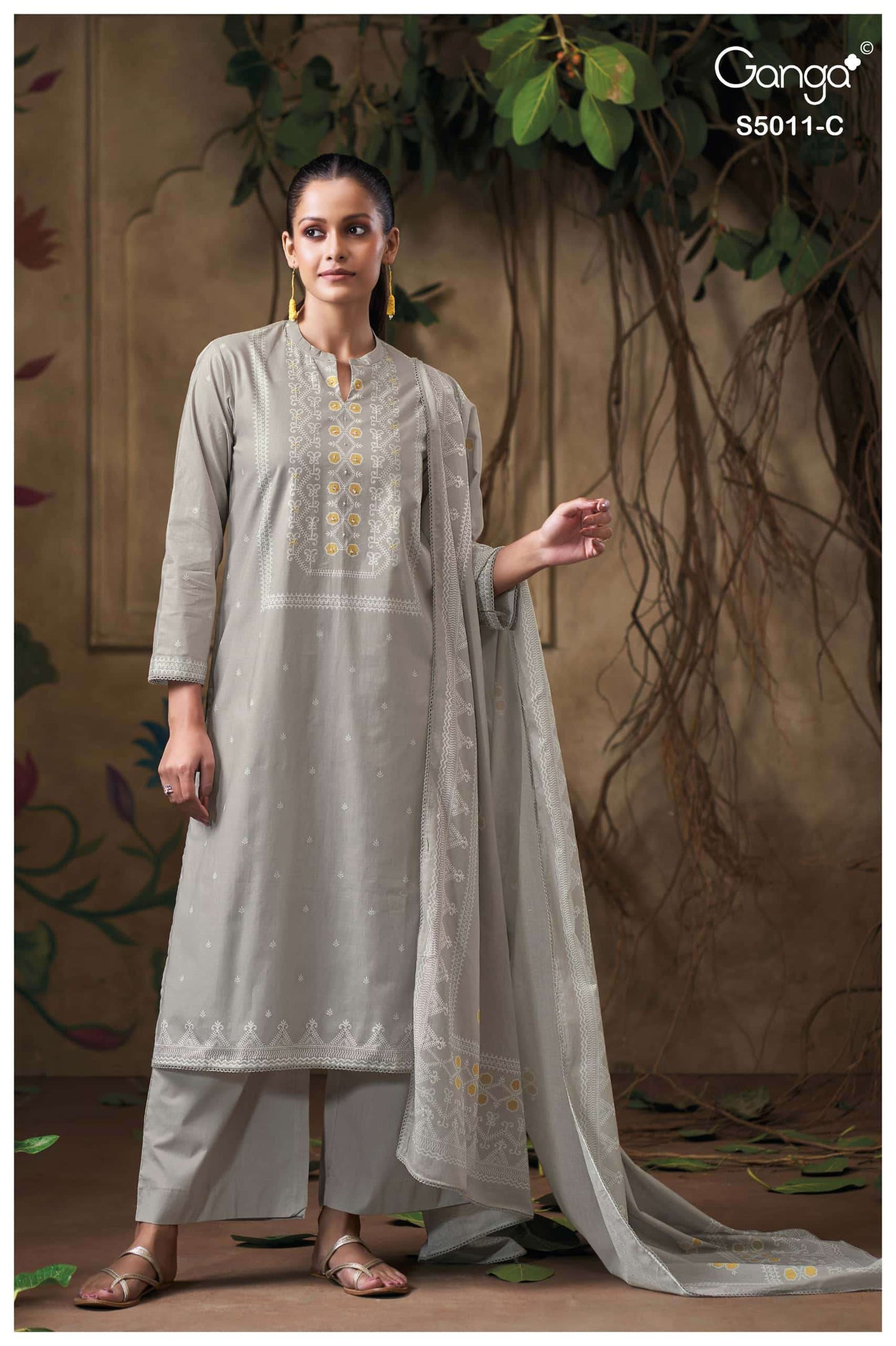 Ganga Fashion Rakul 5011 Premium Cotton Dress Material