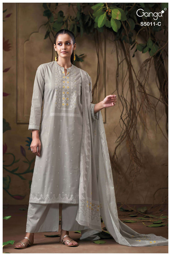 Ganga Fashion Rakul 5011 Premium Cotton Dress Material