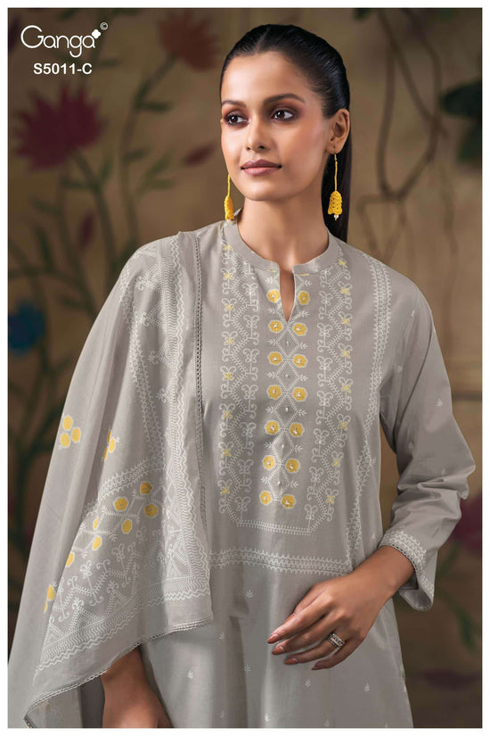 Ganga Fashion Rakul 5011 Premium Cotton Dress Material