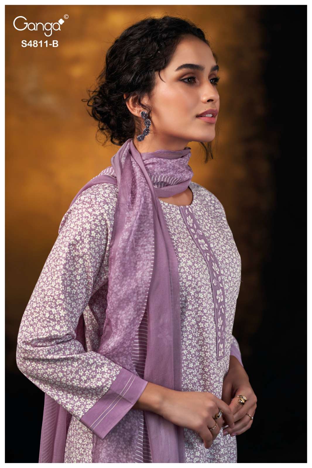 Ganga Fashion Ramya 4811 Cotton Dress Material - Amrah Wholesale