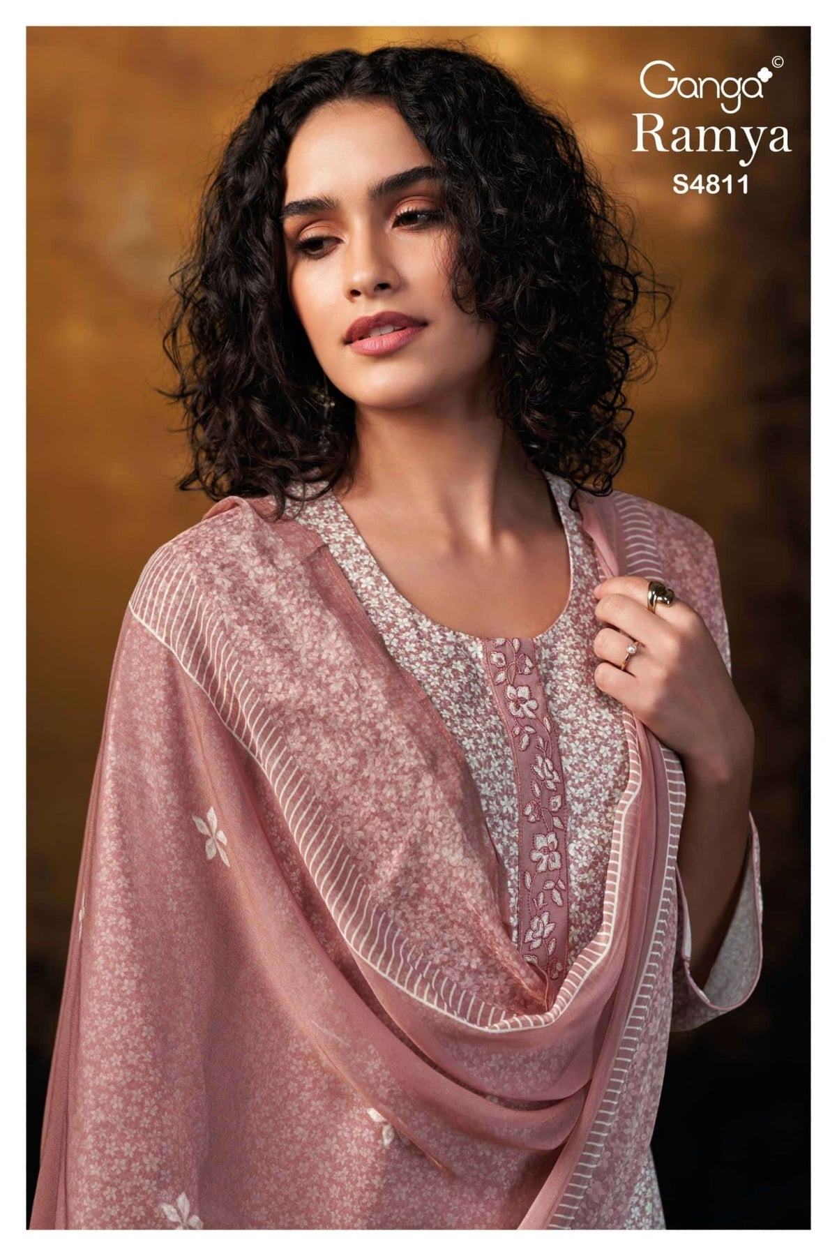 Ganga Fashion Ramya 4811 Cotton Dress Material - Amrah Wholesale
