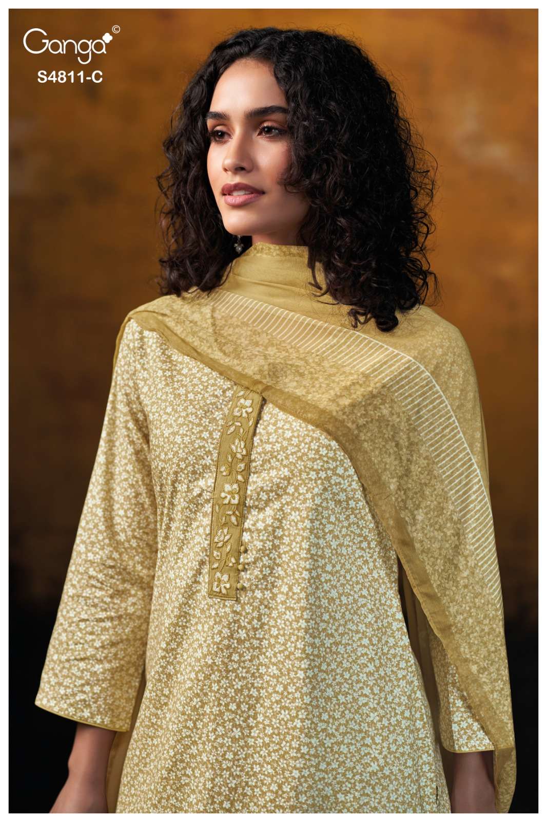 Ganga Fashion Ramya 4811 Cotton Dress Material - Amrah Wholesale