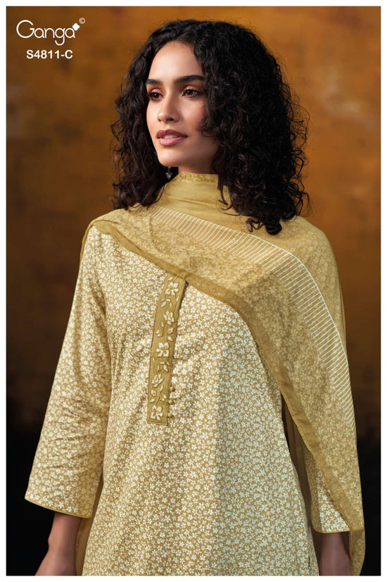 Ganga Fashion Ramya 4811 Cotton Dress Material - Amrah Wholesale