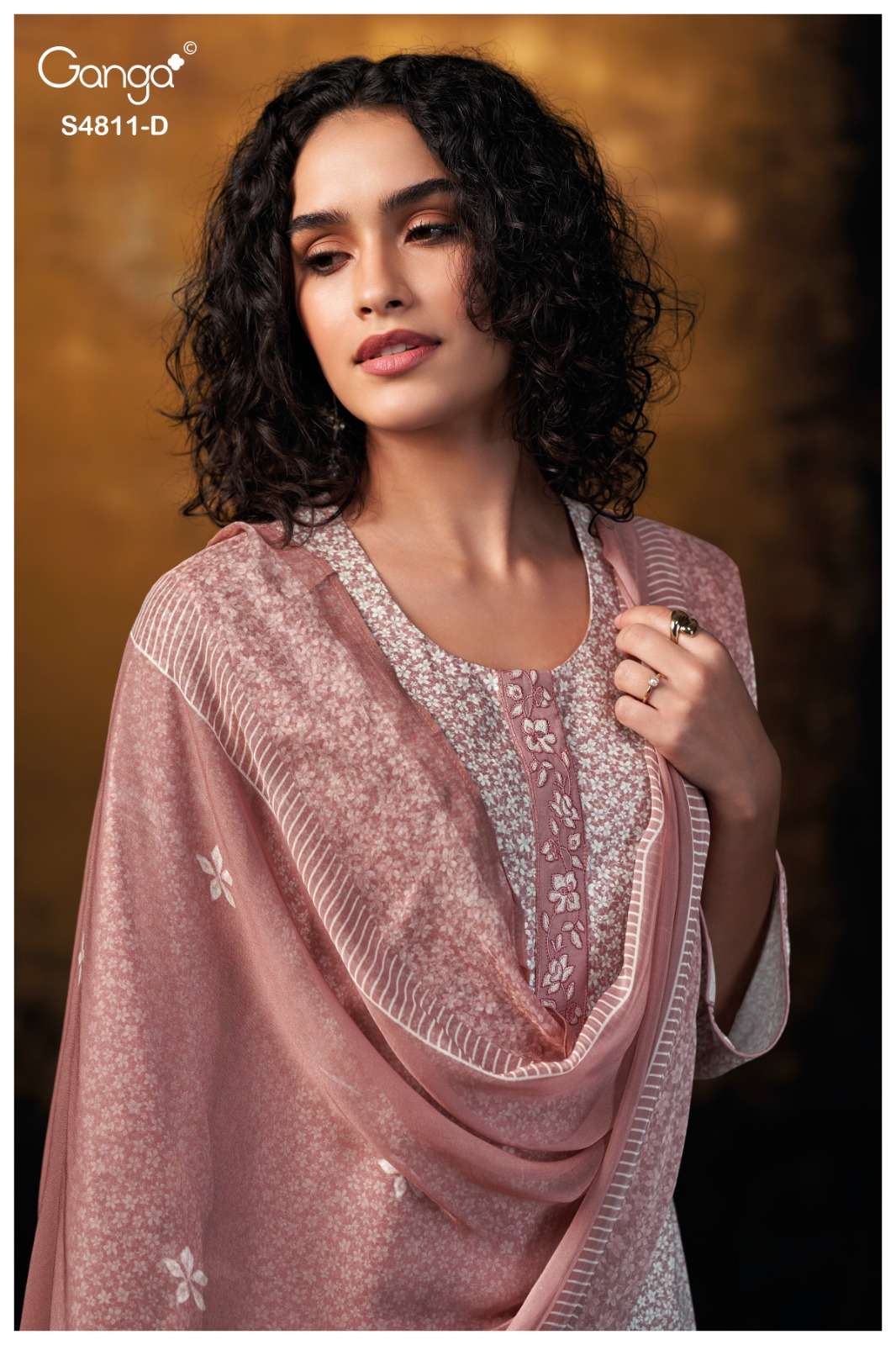 Ganga Fashion Ramya 4811 Cotton Dress Material - Amrah Wholesale