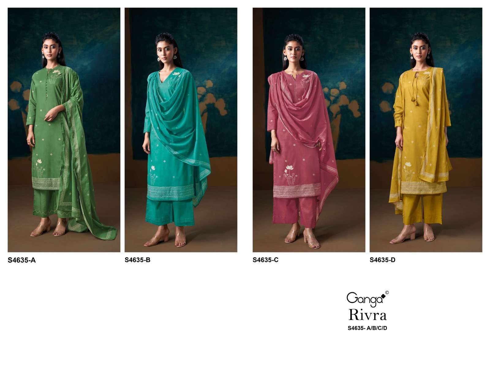 Ganga Fashion Rivra 4635 - Amrah Wholesale