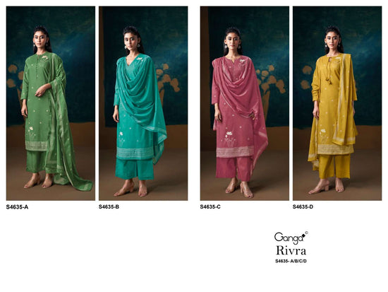 Ganga Fashion Rivra 4635 - Amrah Wholesale