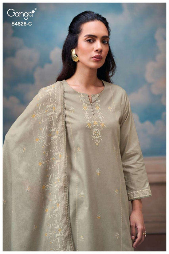 Ganga Fashion Riyanshi 4828 Premium Cotton Dress Material - Amrah Wholesale