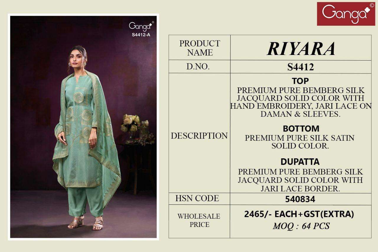 Ganga Fashion Riyara 4412
