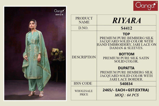 Ganga Fashion Riyara 4412