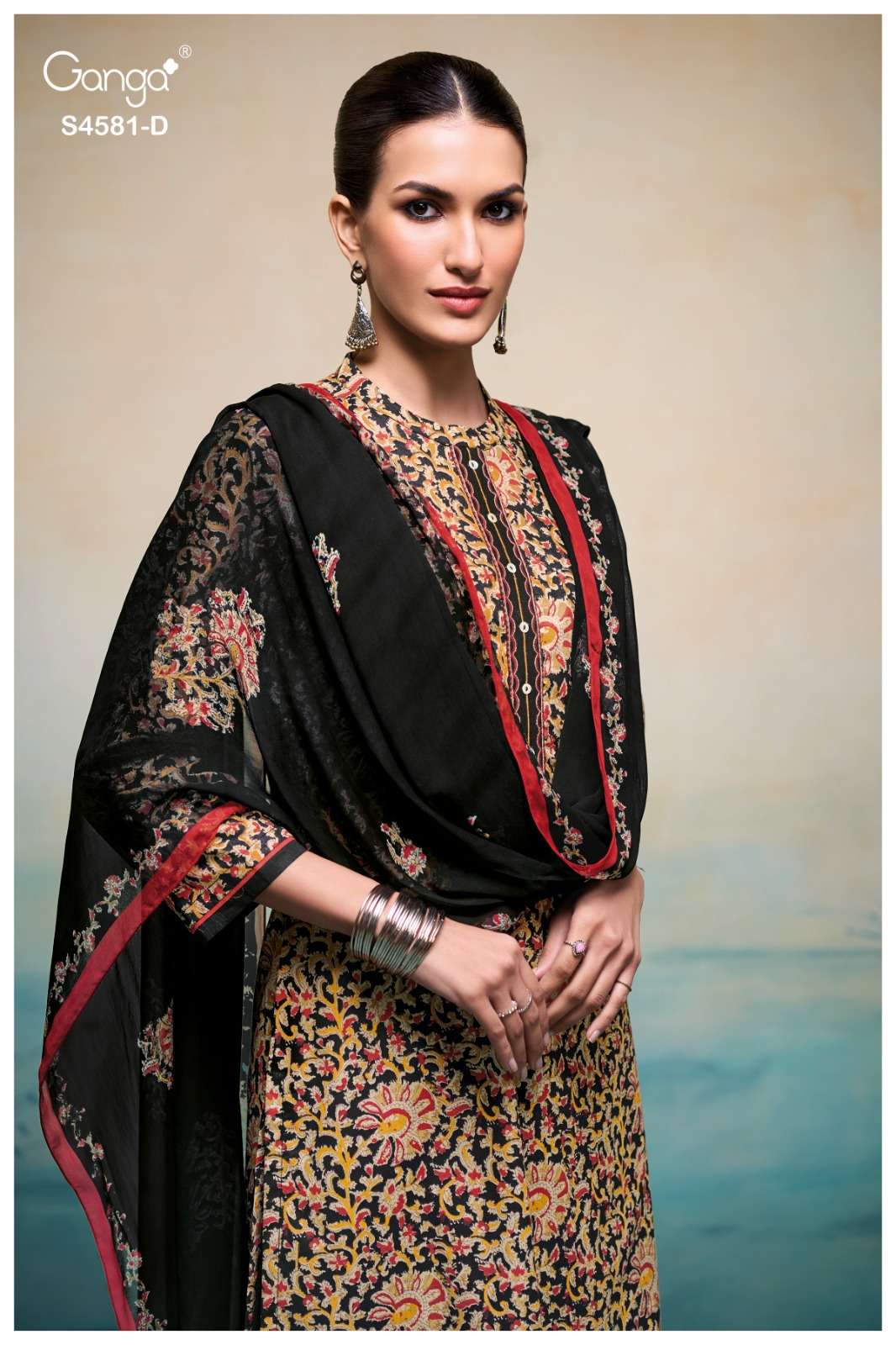 Ganga Fashion Ruby 4518 Premium Cotton Dress Material - Amrah Wholesale