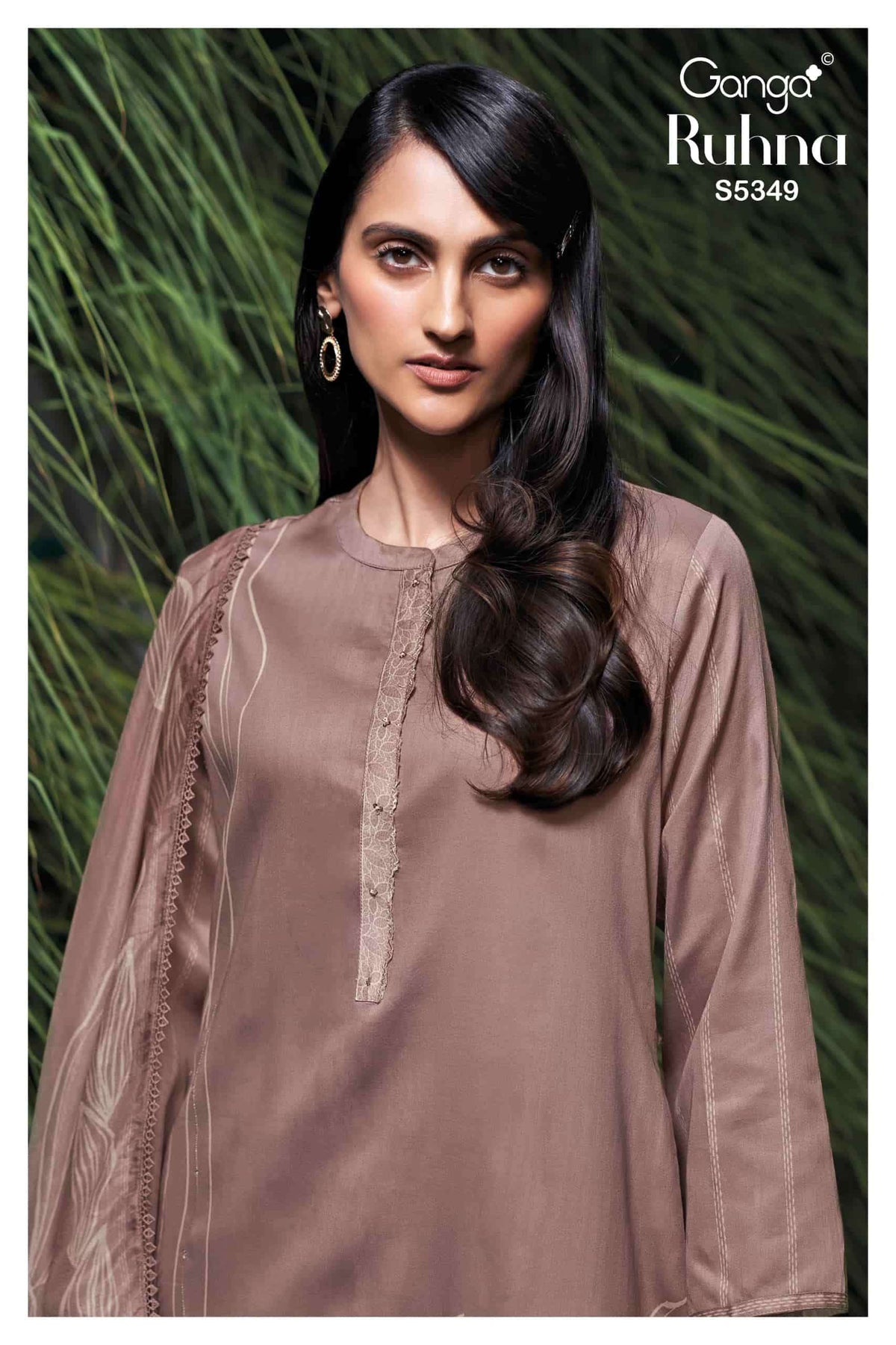 Ganga Fashion Ruhna Pure Wool Pashmina Pakistani Suit