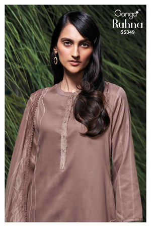 Ganga Fashion Ruhna Pure Wool Pashmina Pakistani Suit