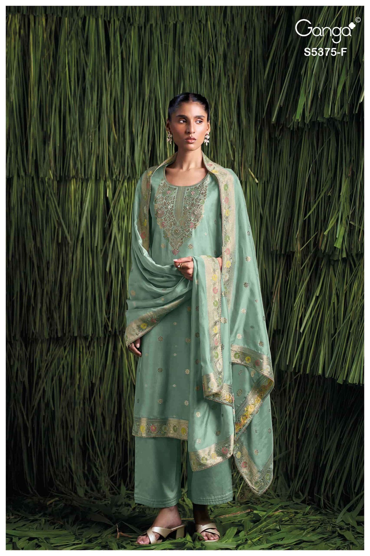 Ganga Fashion Ruvana Pure Viscose Silk Pakistani Suit
