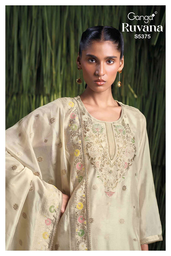 Ganga Fashion Ruvana Pure Viscose Silk Pakistani Suit