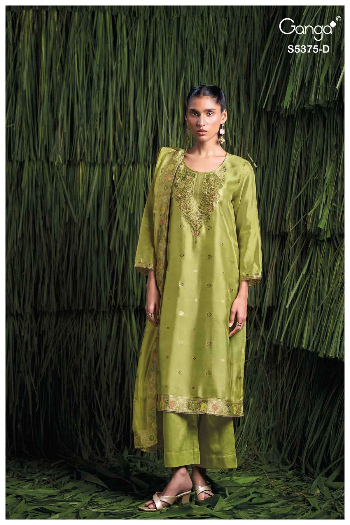 Ganga Fashion Ruvana Pure Viscose Silk Pakistani Suit