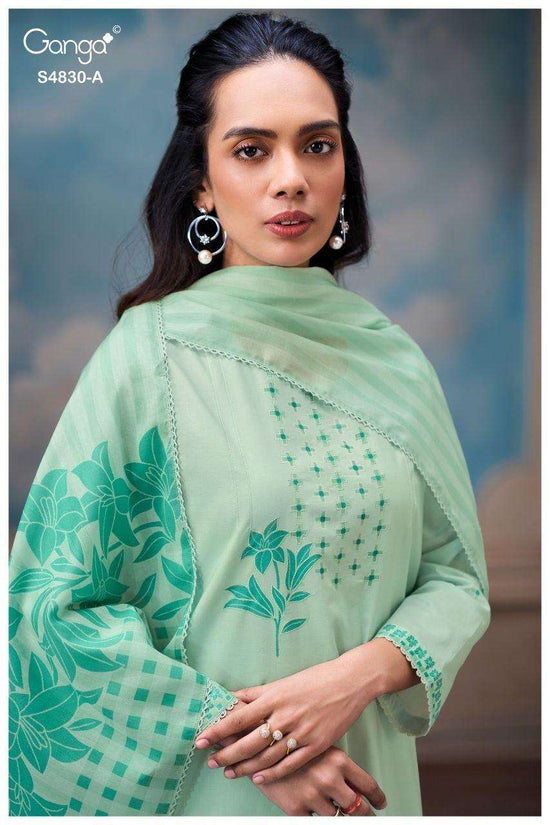 Ganga Fashion Siennae 4830 Premium Cotton Dress Material - Amrah Wholesale