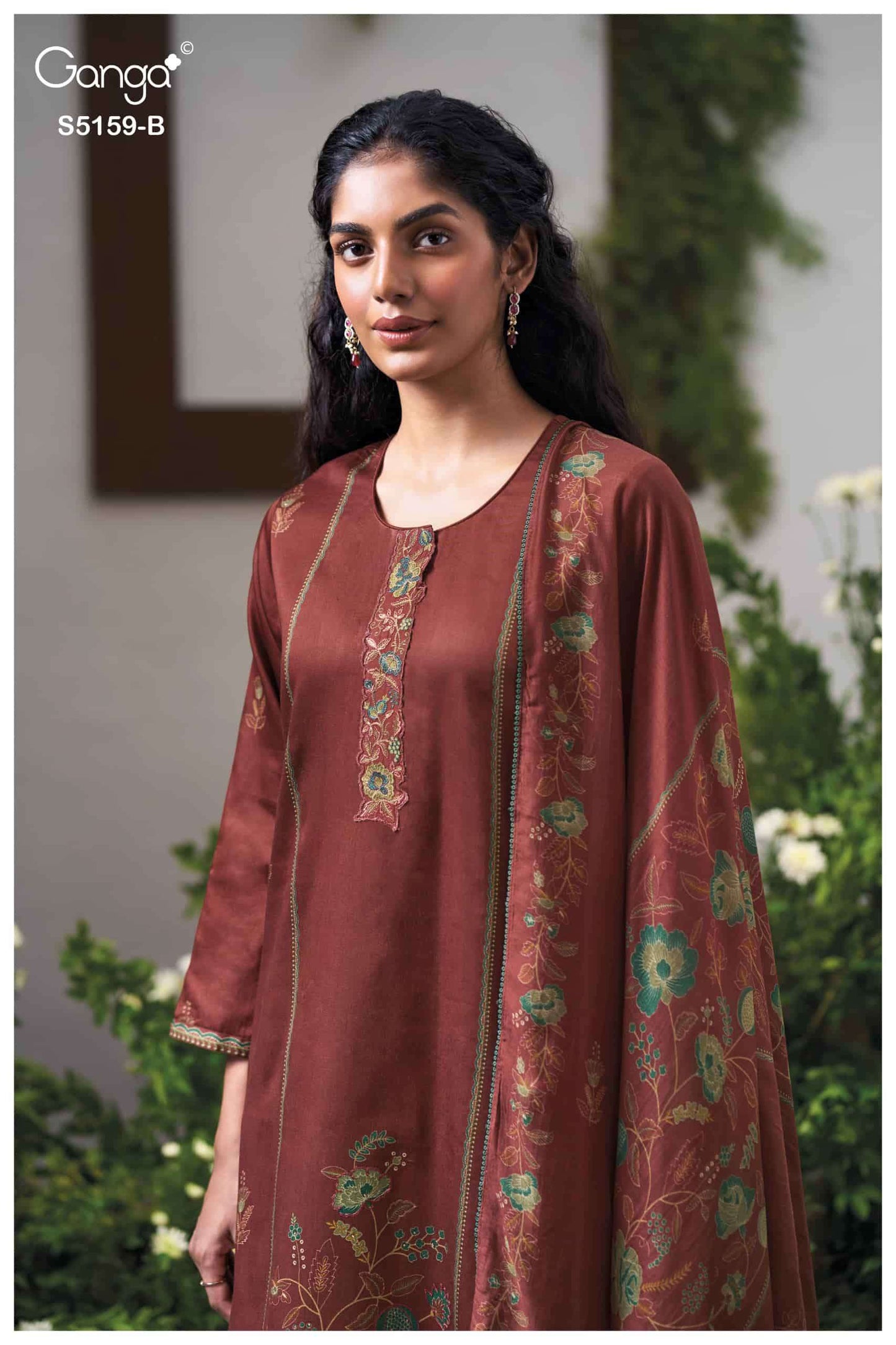Ganga Fashion Sukriti 5159 Premium Cotton Satin Dress Material