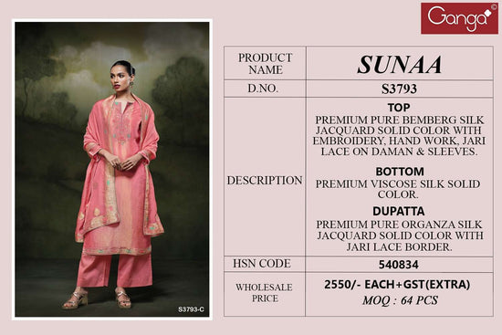 Ganga Fashion Sunaa 3793