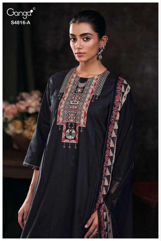 Ganga Fashion Sylvia 4816 Premium Cotton Dress Material - Amrah Wholesale