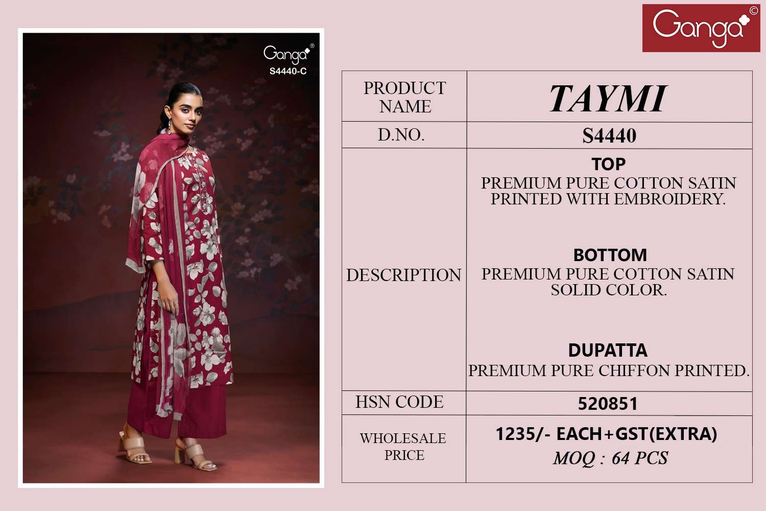 Ganga Fashion Taymi 4440