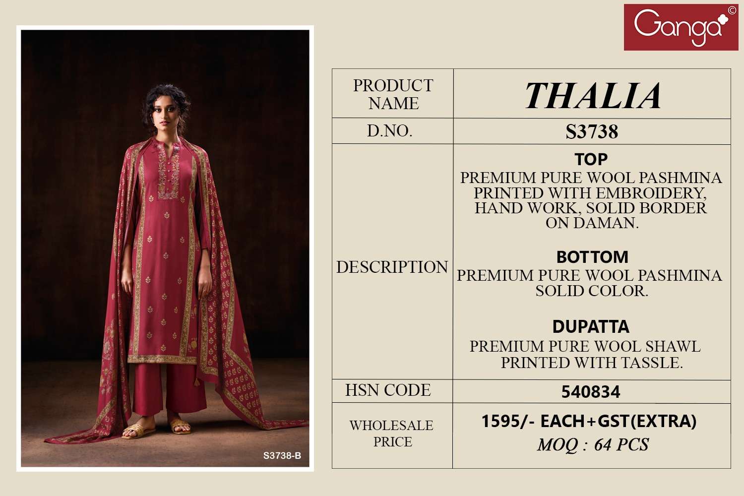 Ganga Fashion Thalia