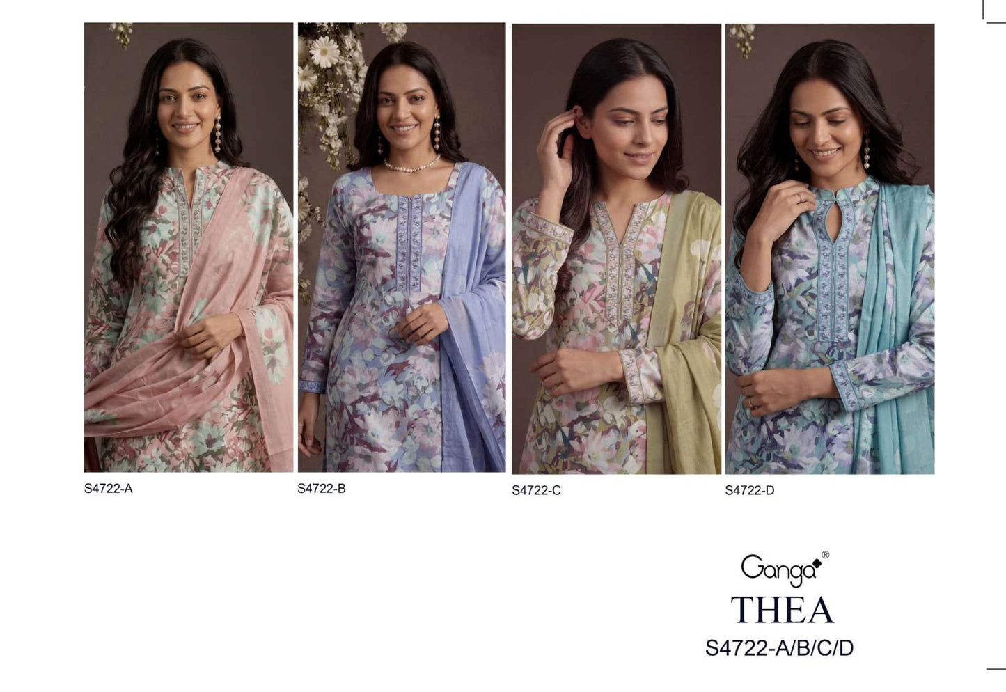 Ganga Fashion Thea 4722 - Amrah Wholesale