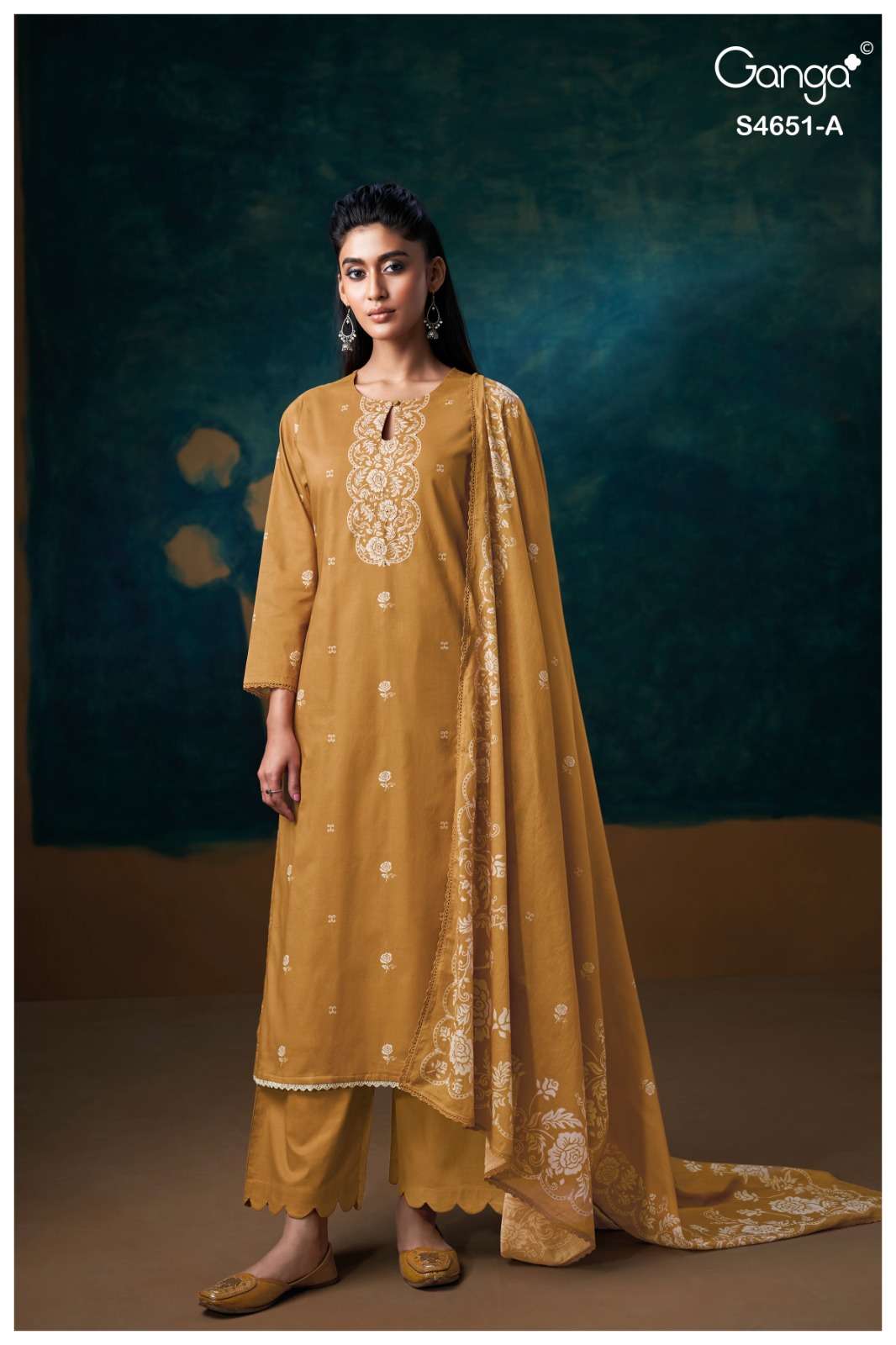 Ganga Fashion Tosha 4651 Cotton Printed Dress Material Wholesale - Amrah Wholesale