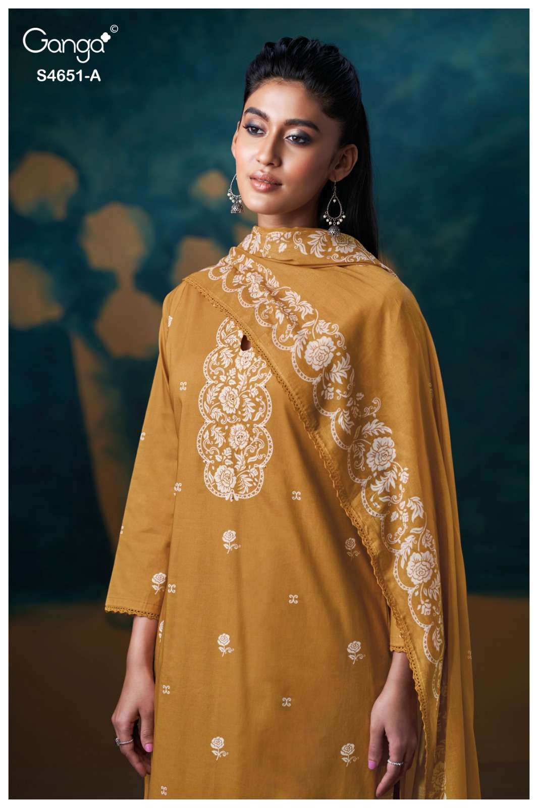 Ganga Fashion Tosha 4651 Cotton Printed Dress Material Wholesale - Amrah Wholesale
