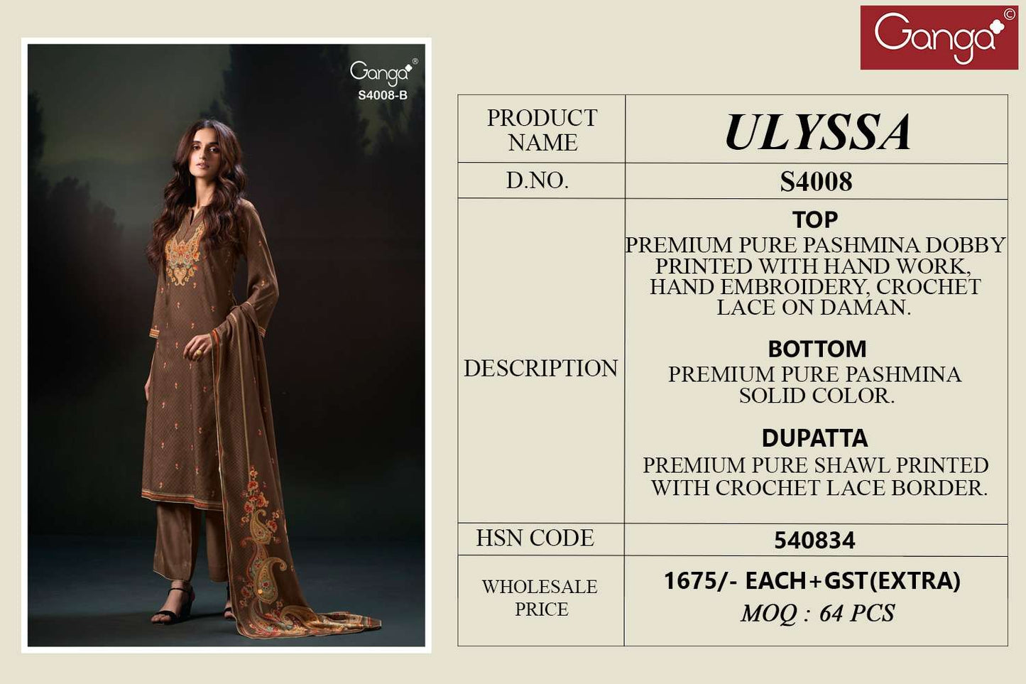 Ganga Fashion Ulyssa