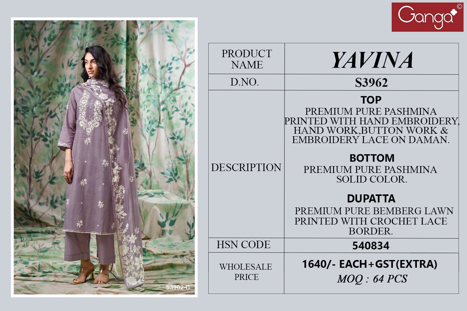 Ganga Fashion Yavina