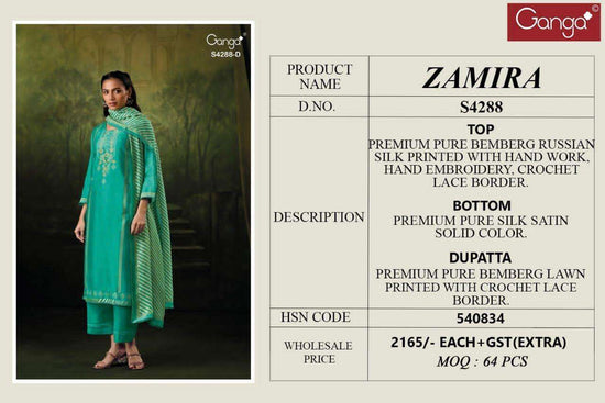 Ganga Fashion Zamira 4288